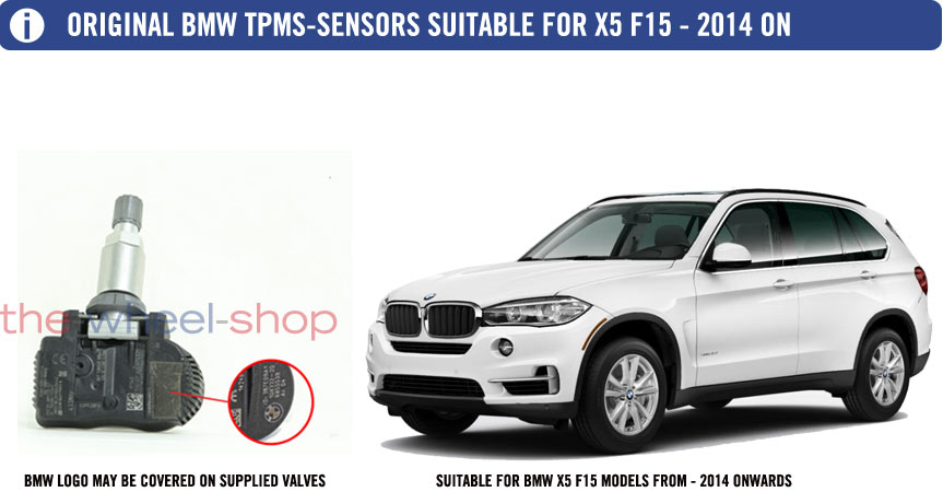 4x Genuine OE TPMS Sensors Tyre Pressure Monitoring for BMW X5